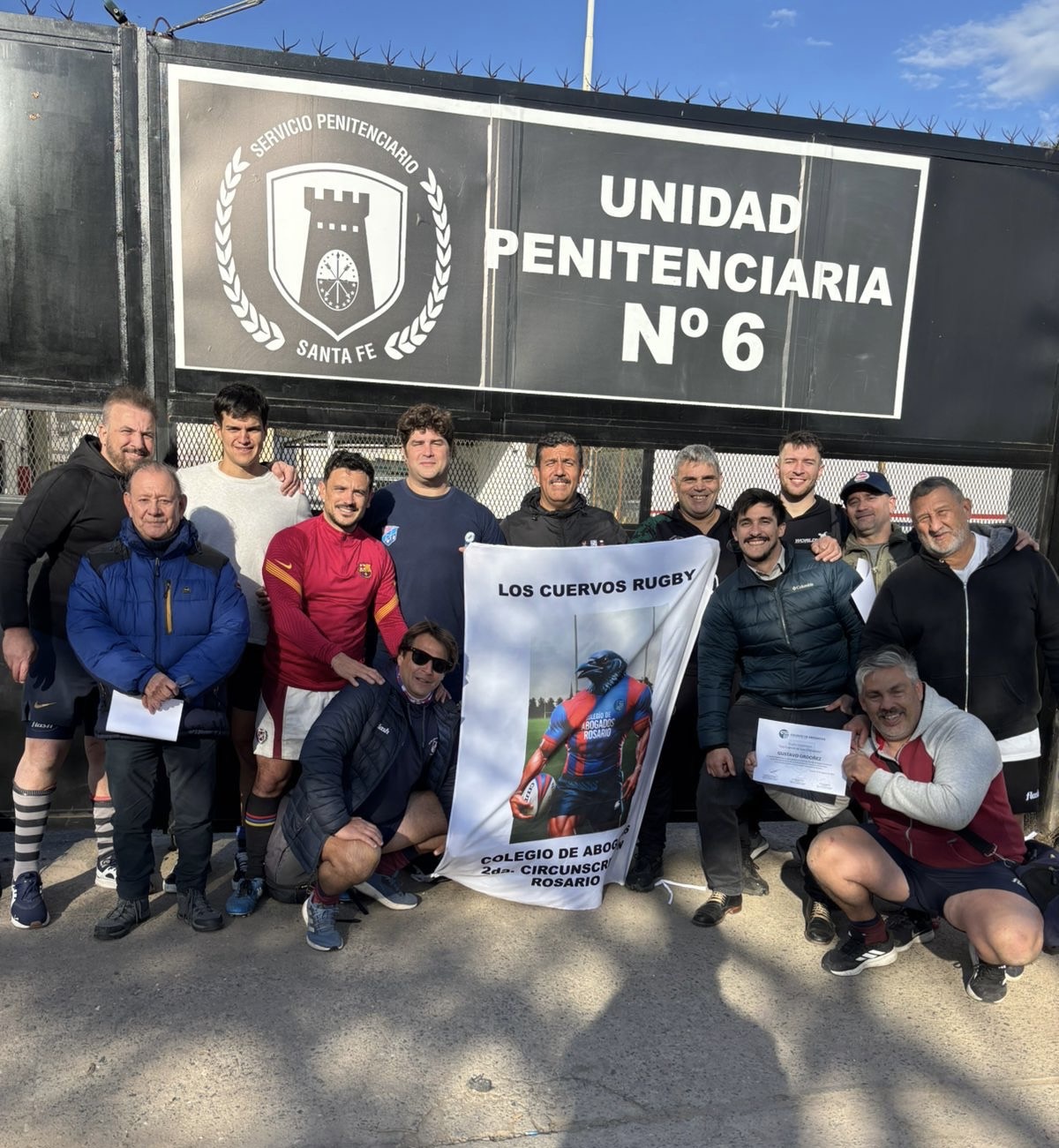 Histórico partido de rugby intramuros en Rosario: compromiso del Colegio de Abogados con la inclusión y la reinserción social