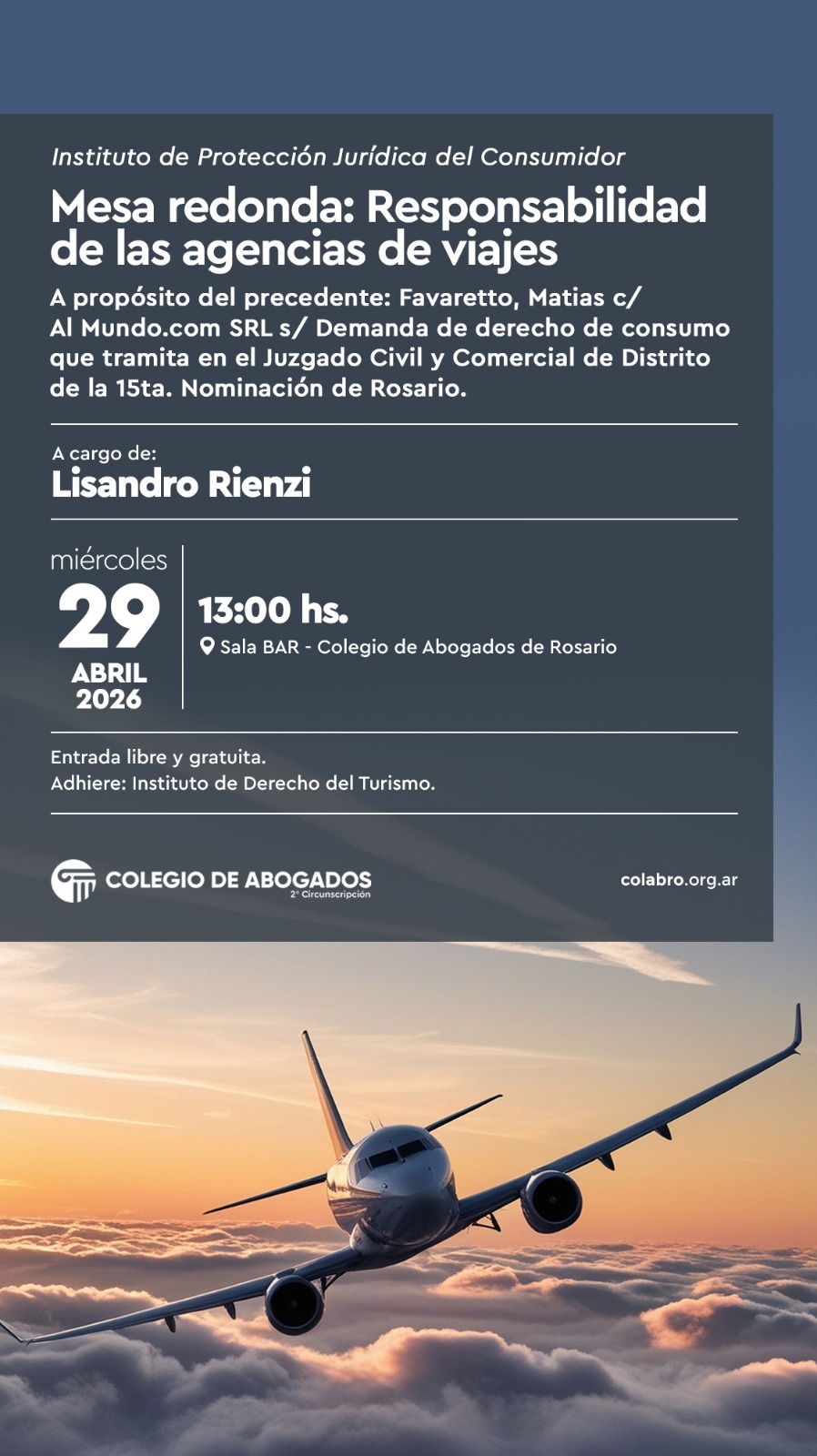 Mesa redonda: “Responsabilidad de las agencias de viajes