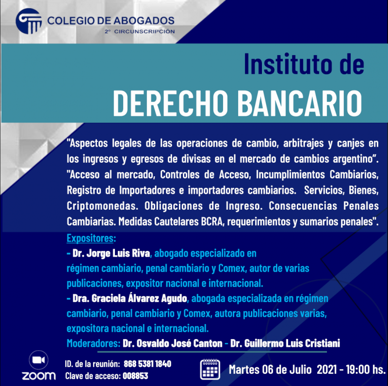 Reunión Instituto de Derecho Bancario 