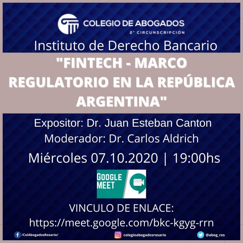 FINTECH - MARCO REGULATORIO EN LA REPÚBLICA ARGENTINA