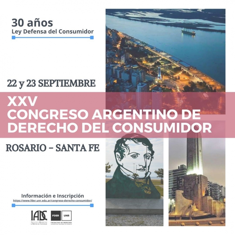 XXV CONGRESO ARGENTINO DE DERECHO DEL CONSUMIDOR - 22 y 23/09/23
