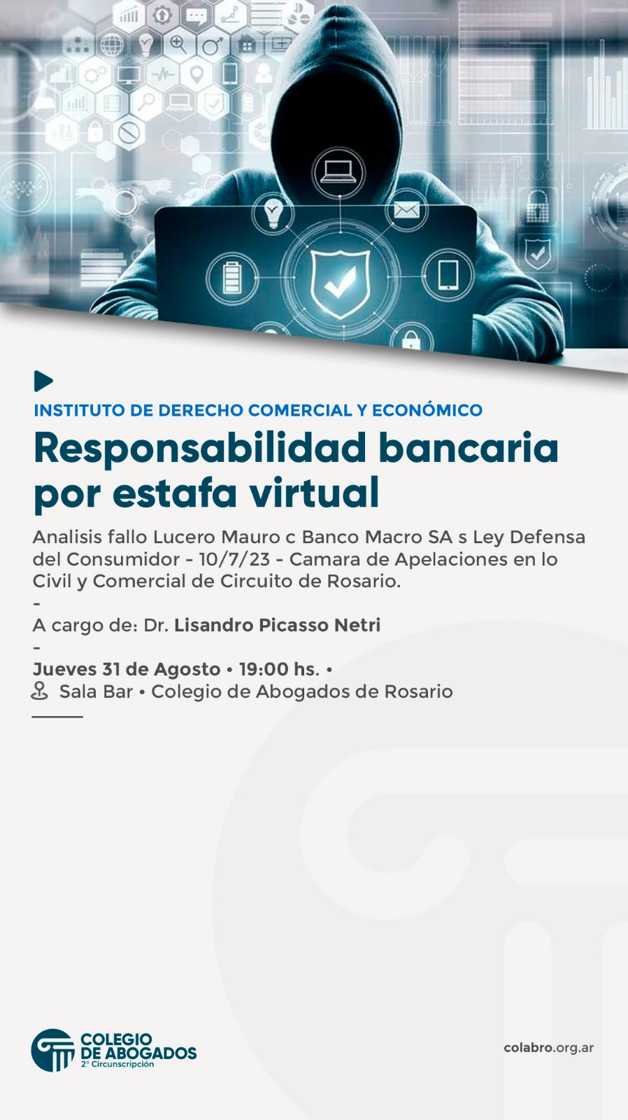 Responsabilidad bancaria por estafa virtual - 31/08/2023