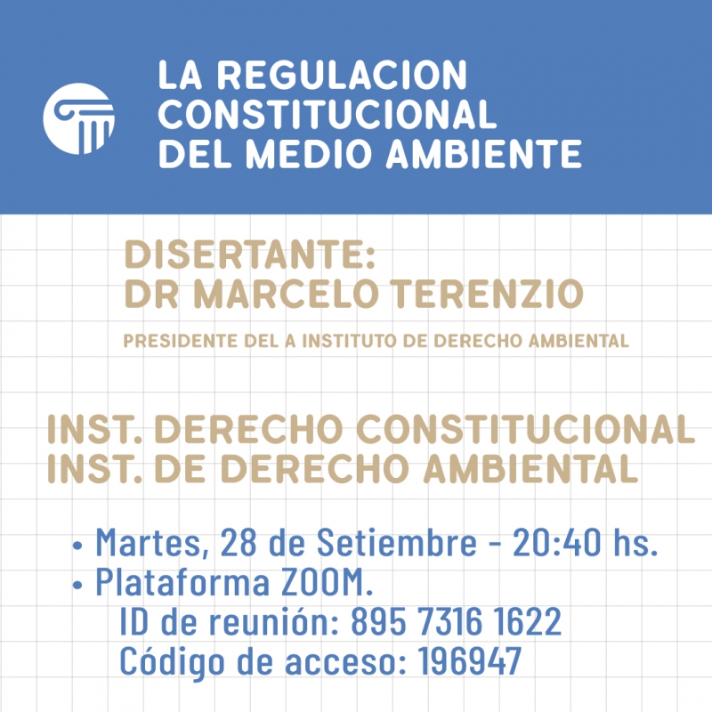 La Regulación constitucional del medio ambiente