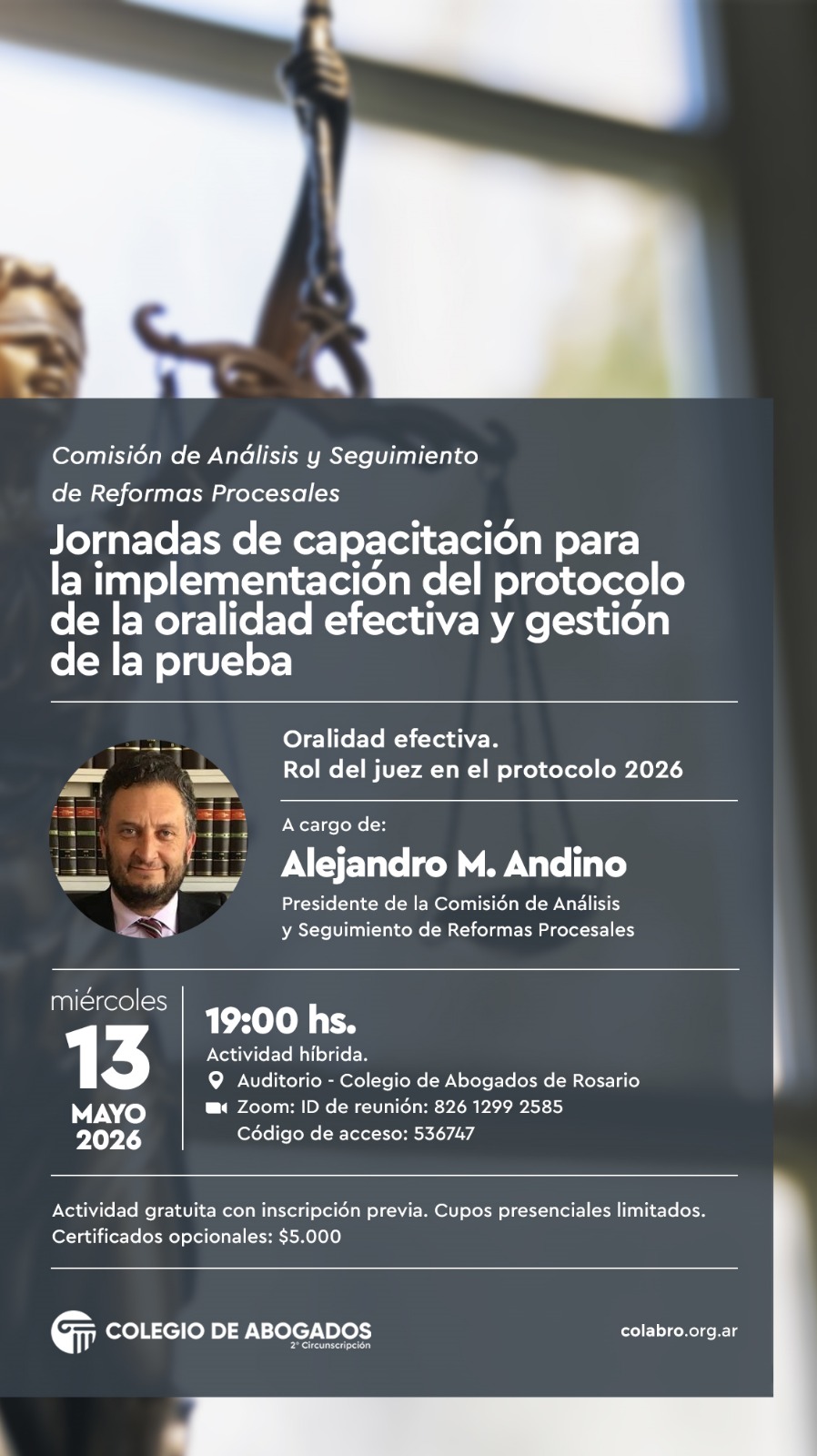 Capacítate sobre oralidad - 13/05/2026