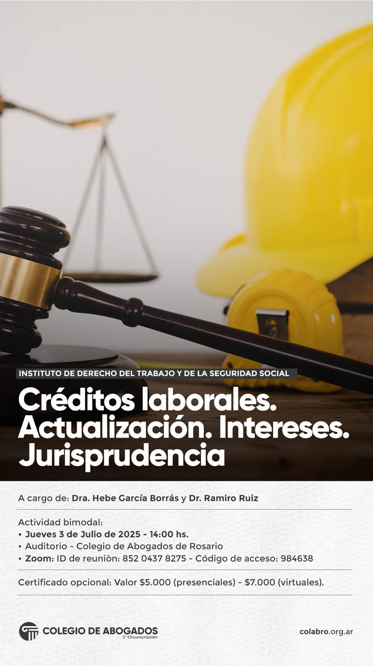 Créditos laborales. Actualización. Intereses. Jurisprudencia - 03/07/2025
